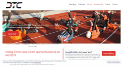 Desktop Screenshot of dtc-triatlon.nl