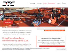 Tablet Screenshot of dtc-triatlon.nl